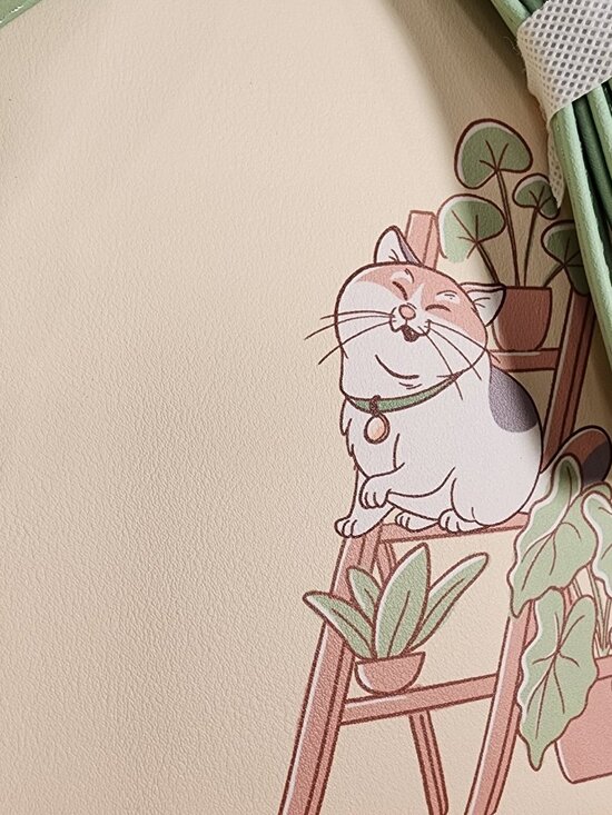 Loungefly Disney Cats & Plants Mini Backpack Soft Tag Marie Figaro Oliver NEW main image 9
